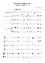 Náhled not [1] - Albinoni Tomaso (1671 - 1750) - Introduzione Seconda (arrangement)