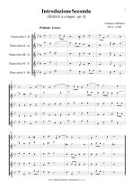 Náhled not [1] - Albinoni Tomaso (1671 - 1750) - Introduzione Seconda (arrangement