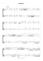 Náhled not [4] - Croft William (1678 - 1727) - Sonáty pro 2 zobcové /A,A/ nebo příčné flétny č. 4 - 6