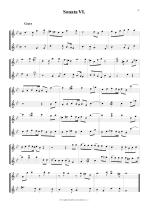 Náhled not [7] - Croft William (1678 - 1727) - Sonáty pro 2 zobcové /A,A/ nebo příčné flétny č. 4 - 6