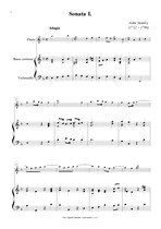 Náhled not [1] - Stanley John (1712 - 1786) - Osm sonát (op. 1, č. 1 - 4)