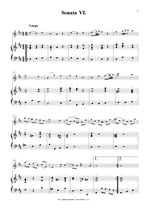 Náhled not [5] - Stanley John (1712 - 1786) - Osm sonát (op. 1, č. 5 - 8)
