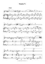Náhled not [4] - Stanley John (1712 - 1786) - Šest sonát (op. 4, č. 4 - 6)