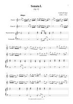 Náhled not [1] - Finger Gottfried (1660 - 1730) - Triová sonáta (op. 4, č. 1)