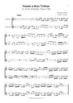 Náhled not [1] - Corrette Michel (1707 - 1795) - Sonate a deux Violons