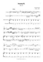 Náhled not [1] - Finger Gottfried (1660 - 1730) - Triová sonáta (op. 5, č. 2)