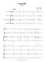 Náhled not [1] - Finger Gottfried (1660 - 1730) - Triová sonáta (op. 5, č. 3)