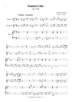 Náhled not [1] - Hotteterre Jacques (1674 - 1763) - Sonáta G dur (op. 3/6)