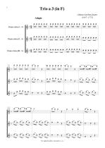 Náhled not [1] - Quantz Johann Joachim (1697 - 1773) - Sonata a 3 (in F) - transposition