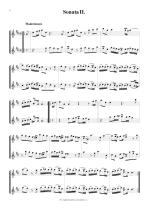 Náhled not [2] - Boismortier Joseph Bodin de (1689 - 1755) - 12 sonát (op. 13, č. 1 - 6)