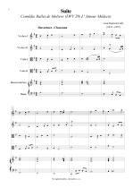 Náhled not [1] - Lully Jean-Baptiste (1632 - 1687) - Suita z baletní komedie 