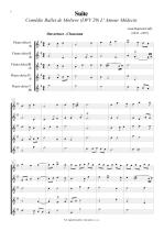 Náhled not [1] - Lully Jean-Baptiste (1632 - 1687) - Suita z baletní komedie 