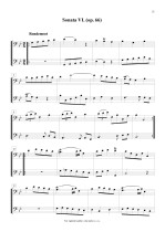 Náhled not [9] - Boismortier Joseph Bodin de (1689 - 1755) - Petite Sonates (op. 66/4 - 6)