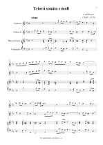 Náhled not [1] - Rosier Carl (1640 - 1725) - Triová sonáta c moll