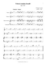 Náhled not [1] - Corbett William (1680 - 1748) - Triová sonáta d moll (op. 4/3)