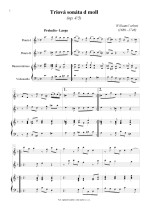 Náhled not [1] - Corbett William (1680 - 1748) - Triová sonáta d moll (op. 4/5)