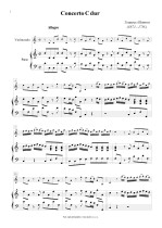 Náhled not [1] - Albinoni Tomaso (1671 - 1750) - Concerto C dur (klavírní výtah)