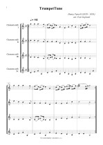 Náhled not [1] - Purcell Henry (1659 - 1695) - Trumpet Tune (úprava)
