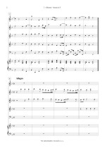 Náhled not [2] - Albinoni Tomaso (1671 - 1750) - Sonata in G - úprava