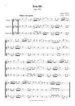 Náhled not [1] - Hook James (1746 - 1827) - Trio III. (op. 83)