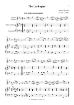Náhled not [3] - Oswald James (1710 - 1769) - Airs For The Seasons IX. - The Summer (léto)