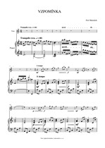 Náhled not [1] - Matoušek Petr (*1970) - Vzpomínka