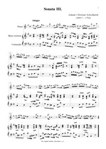 Náhled not [1] - Schickhardt Johann Christian (1681? - 1762) - Sonatas III., IV. (op.1)