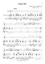 Náhled not [6] - Schickhardt Johann Christian (1681? - 1762) - Sonáty XI. a XII.. (op. 17)