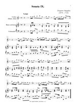 Náhled not [1] - Bigaglia Diogenio (1676 - 1745) - Sonata IX. (op. 1)