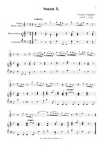 Náhled not [1] - Bigaglia Diogenio (1676 - 1745) - Sonata X. (op. 1)