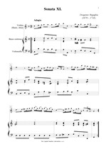 Náhled not [1] - Bigaglia Diogenio (1676 - 1745) - Sonata XI. (op. 1)