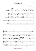 Náhled not [1] - Mancini Francesco (1672 - 1737) - Sonata g moll