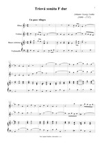 Náhled not [1] - Linike Johann Georg (1680 - 1737) - Triová sonáta F dur