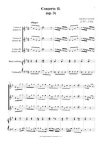 Náhled not [1] - Corrette Michel (1707 - 1795) - Concerto II. (op.3