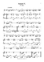 Náhled not [5] - Sieber Ignaz (? - 1761) - Sonáty 4 - 6