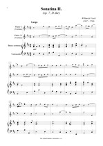 Náhled not [1] - Fesch Willem de (1687 - 1760) - Sonatina II. (op. 7, D major)