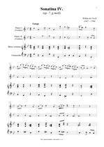Náhled not [1] - Fesch Willem de (1687 - 1760) - Sonatina IV. (op. 7, G minor)