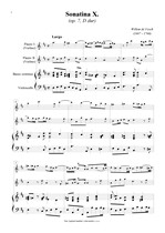 Náhled not [1] - Fesch Willem de (1687 - 1760) - Sonatina X. (op. 7, D major)