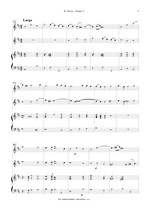 Náhled not [2] - Boyce William (1711 - 1779) - Sonata V. (D dur)