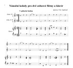 Náhled not [1] - Zapletal Petr (*1965) - Vánoční koledy
