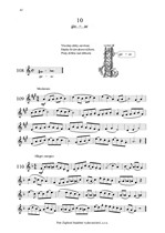 Náhled not [10] - Kotlár Miroslav (*1949) - Škola hry na klarinet první díl