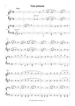 Náhled not [6] - Luklová Jaroslava (*1936) - Vánoční koledy pro čtyřruční klavír