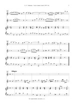 Náhled not [2] - Telemann Georg Philipp (1681 - 1767) - Triosonata in D minor (Esercizii Musici TWV 42 : d4)