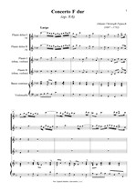 Náhled not [1] - Pepusch Johann Christoph (1667 - 1752) - Concerto F dur (op. 8/6)