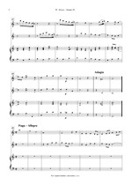Náhled not [2] - Boyce William (1711 - 1779) - Sonata IX. (C dur)