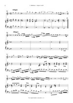 Náhled not [3] - Mattheson Johann (1681 - 1764) - Sonata in D minor (Der brauchbare Virtuoso n. 11)