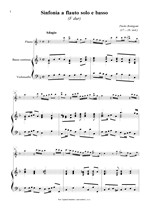 Náhled not [1] - Bottigoni Paolo (17. - 18. stol.) - Sinfonia a flauto solo e basso (Biblioteca Palatina 8)