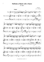 Náhled not [1] - Anonym - Sinfonia a flauto solo e basso (Biblioteca Palatina 12)