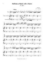Náhled not [1] - Anonym - Sinfonia a flauto solo e basso (Biblioteca Palatina 13)