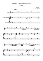 Náhled not [1] - Anonym - Sinfonia a flauto solo e basso (Biblioteca Palatina 15)